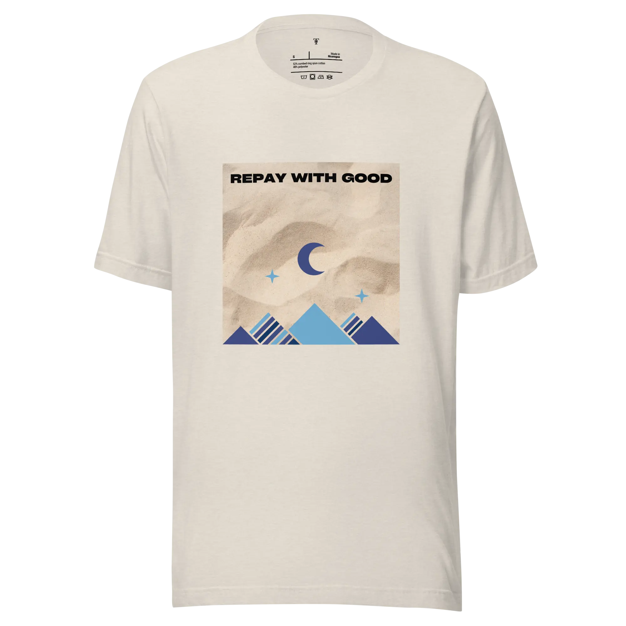 Repay with Good – Sand Serenity Tee | With Grace - TikTok Shop