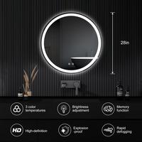 28" x 28"- Round-LED