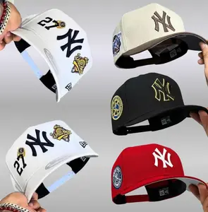 New Era MLB 59FIFTY Snapback Cap - NY Yankees/LA Dodgers Anniversary Patch, Unisex Classic Sport Streetwear Hat, Adjustable Fit Sports Collectible Headwear