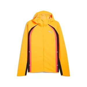 PUMA Mens Run Ultraweave Raincell Jacket Athletic Outerwear Casual Breathable - Orange