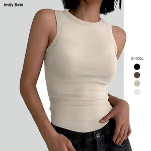 Imily Bela Women's Basic Tanks: New style, 2026 new arrival, popular item, comfortable and simple,Sleeveless Tops