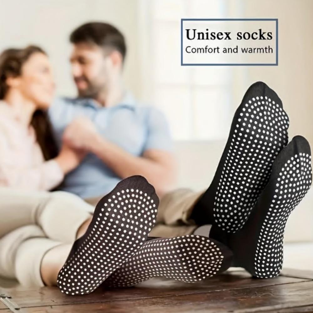 5 Pairs of Premium Unisex Anti-Slip socks, Sweat-Absorbent, Breathable, And Comfortable for Yoga, Pilates, Barre, Home Workout, And Sports, Allseason