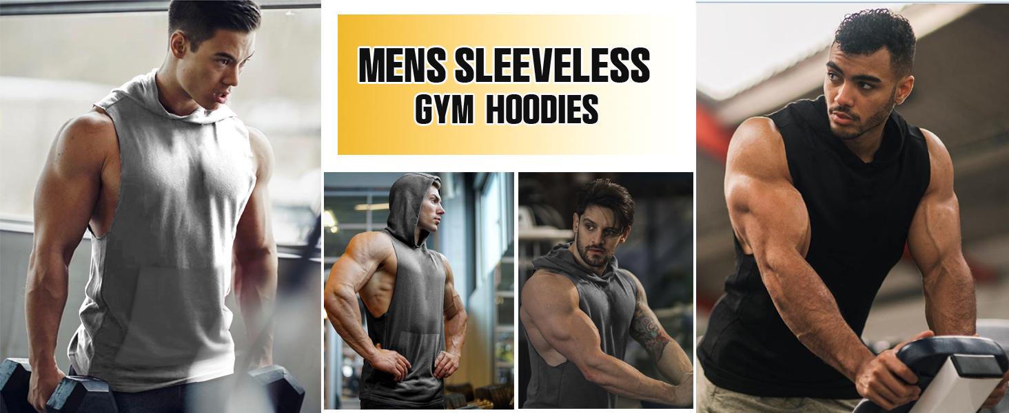 COOFANDY Men's Vests Workout Hooded Tank Tops Bodybuilding Muscle Cut Off T Shirt Sleeveless Gym Hoodies COOFANDY Men's Vests Workout Hooded Tank Tops Bodybuilding Muscle Cut Off T Shirt Sleeveless Gym Hoodies