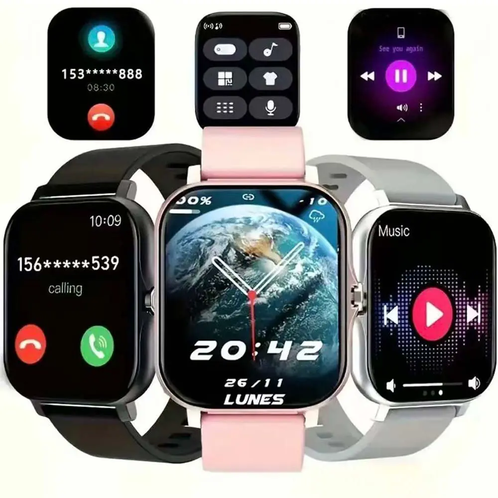 Fashion Youth 2026 Smartwatch Phone Multi-Functional Wearable Wireless 1.83 Inch Screen BT Calling Support Fitness Mode Android iOS Wristwatch