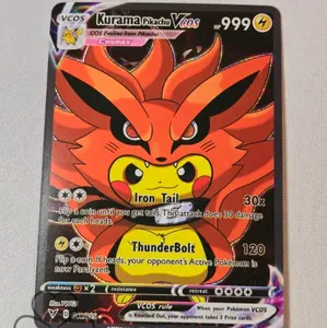 Kurama Pikachu Cosplay Custom Fan Art Card