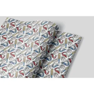 Viola Grace Shop Baseball Gear Wrapping Paper for Unforgettable Gift-Giving