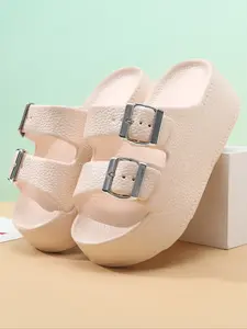 Women's Non-Slip Elevator Slippers, Ultra-Thick Sole, Comfortable Home Shoes, Fashion Casual Sandals Size 36-40