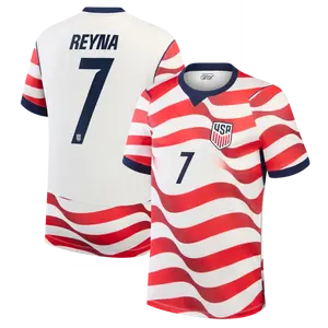 Unisex Soccer/Football USMNT USA Team Giovanni Reyna 2026 Home Match Replica Jersey - White
