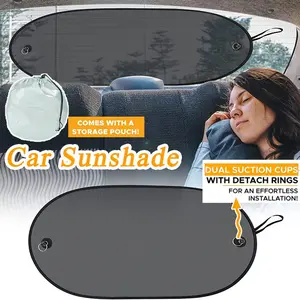 Car sunshade side window rear windshield sunshade sunscreen blackout mesh sunscreen curtain car sunshade curtains universal car curtain