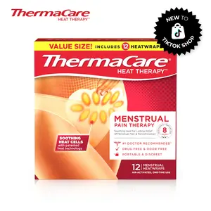 [12 ct] Menstrual Pain Therapy Heat Wraps – Long-Lasting Relief