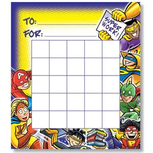 Superheroes Mini Incentive Chart