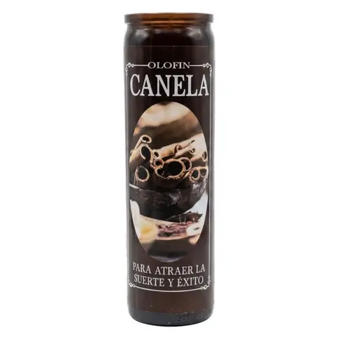 Canela (Cinnamon) Prepared Ritual Candle Perfumed Vela Preparada