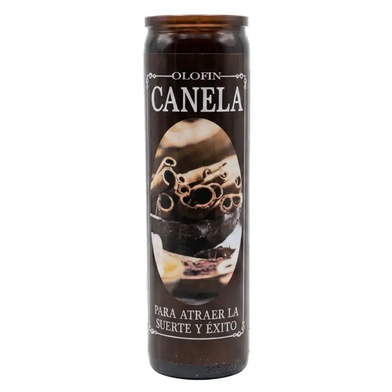Canela (Cinnamon) Prepared Ritual Candle Perfumed Vela Preparada