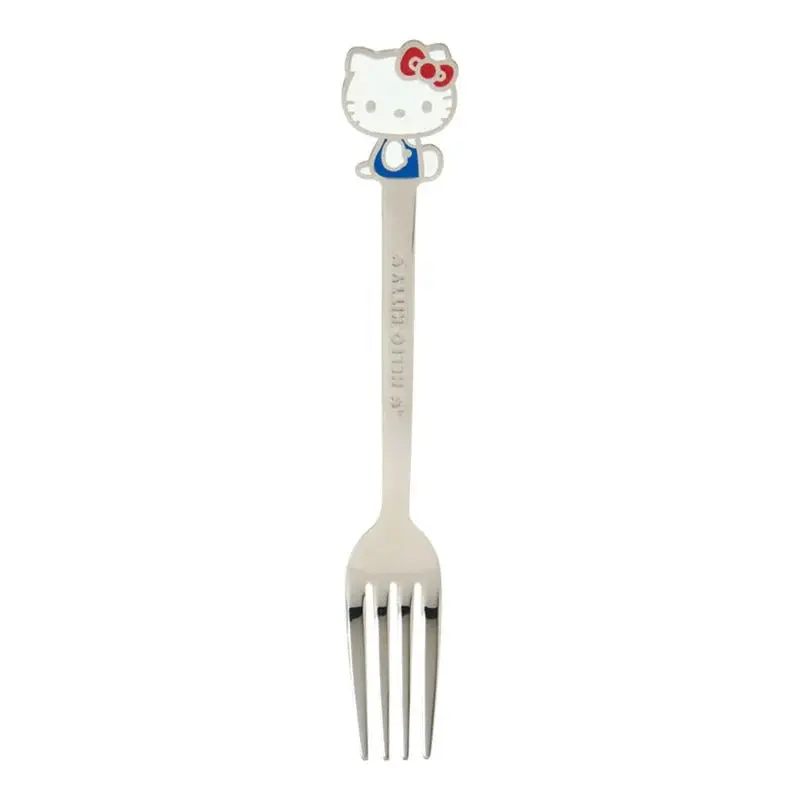 Sanrio Hello Kitty Classic Stainless Steel Fork, Kitchenware Utensils with Kawaii Charm for Everyday Use