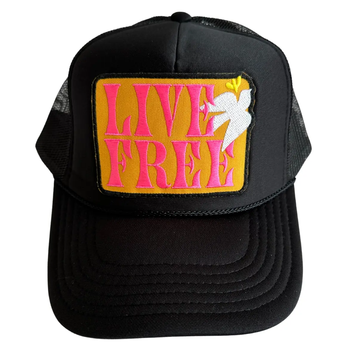 Live Free Patch Trucker Hat Live Free Patch Trucker Hat