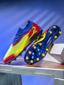 1 Pair TPU FG Crystal Sole Unisex Professional Football Shoes Football Boots Match&Professional Training - Seamless UpperTPU FG Crystal Sole, Rapid Direction ChangePrecise Ball Control