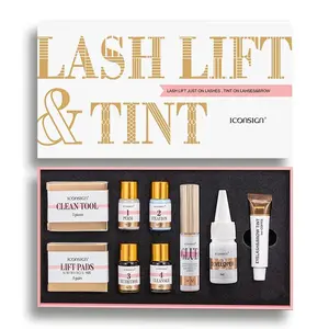 Multifunctional Lash Lift & Tint Kit, Eyebrow Lamination Kit, 2 in 1 Eyelash & Eyebrow Perming & Tinting Kit, Professional Eye Makeup Kit for Women & Girls
