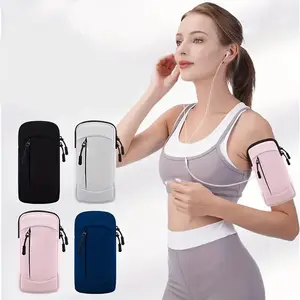 Outdoor Sports Storage Bag, Adjustable Arm Strap, Holds Phone, Earphones, Coins, Perfect for Hiking, Running, Trail Running, Gym Activities
