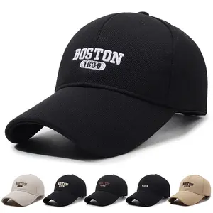 New Embroidered Hat Spring, Summer And Autumn Men'S Peaked Cap Fashion Outdoor Baseball Cap Pineapple Cloth Long Brim Hat