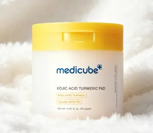 Medicube Official Dark Spot Toner Pads – 70 Count Kojic Acid & Turmeric Formula with Niacinamide for Glowing Skin