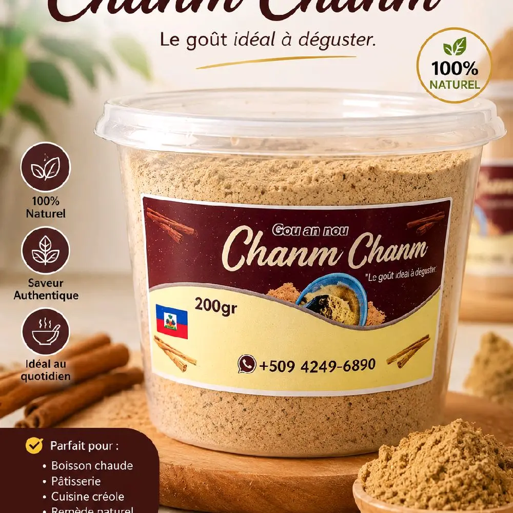 Chanm Chanm 100% Natirèl
