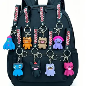 8-Piece Set Cute Monster Dolls, Funky Tooth Fairy Ugly Funny Keychain Accessories, Blind Box Collectible Items, Fun Decorative Gifts, Keychain for Bags