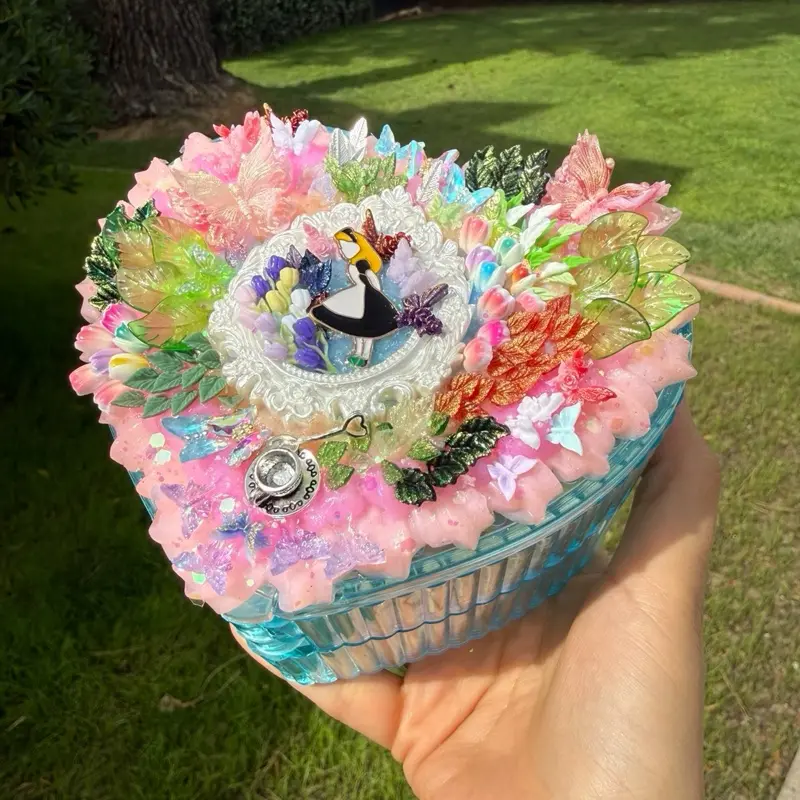 Decoden Art Container Jar