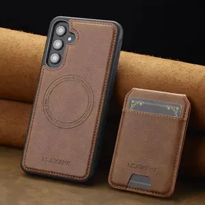 Detachable For Magsafe Magnetic Card Holder Wallet Case For Samsung Galaxy S25 Ultra S24 Plus S22 S21 A55 A53 A35 A16 A15 A14 5G