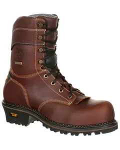 Georgia Boot Men's Amp Lt Waterproof Logger Composite Toe - Gb00236