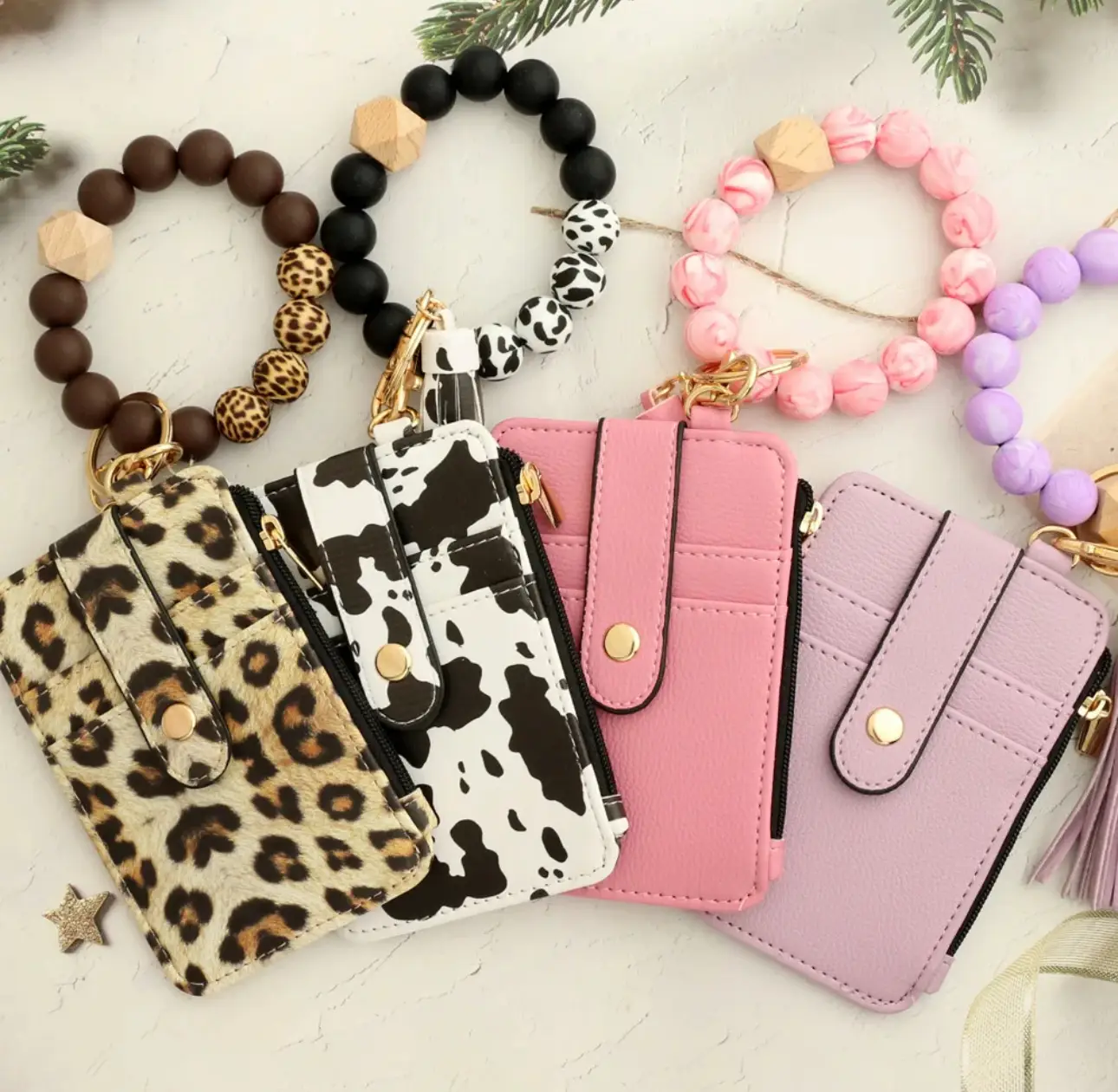 Beaded Wristlet and Wallet - perfect gift for woman