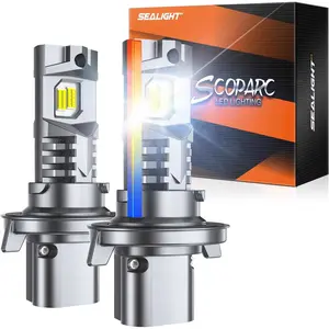 2022 Jeep Gladiator 9008/H13 70W 6500K White IP68 LED Headlight Bulbs 2PCS SEALIGHT S2S