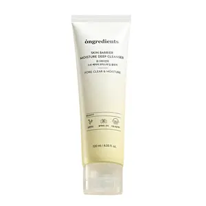 Ongredients Skin Barrier Moisture Deep Cleanser 4.05 fl oz. (120ml) -  Cleansing Facial Clear Foam Gentle Hyaluronic Peeling Pore Soothing Tightening