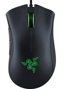 Razer DeathAdder Essential Gaming Mouse: 6400 DPI Optical Sensor - 5 Programmable Buttons - Mechanical Switches - Rubber Side Grips - Classic Black