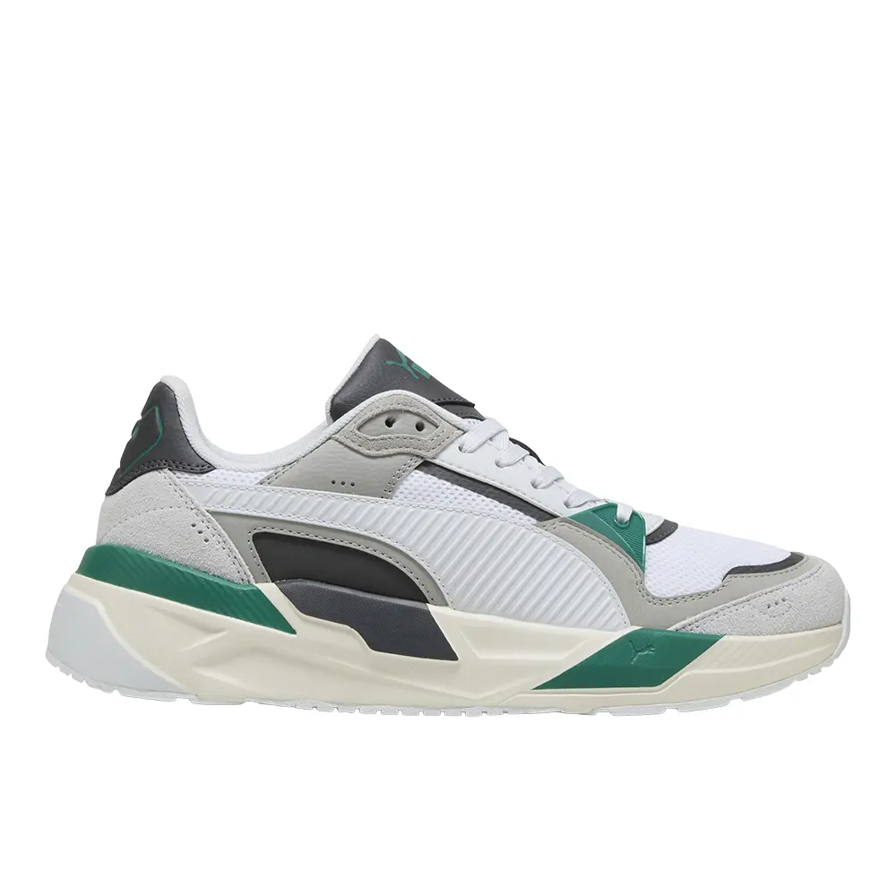 PUMA Mens Trinity 2 Lace Up Sneakers Shoes Casual - White