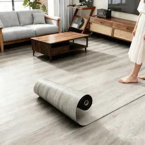 Luxury Retro Self-Adhesive Wood Grain Floor Sticker, Removable, Waterproof, Durable, Easy Clean, Thick 3D Texture, Indoor DIY Flooring, Art Home Decor