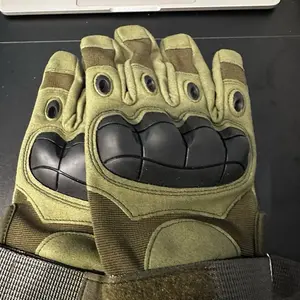 Tactical Gloves with Reinforced Knuckles and Wrist Support for Enhanced Grip and Protection