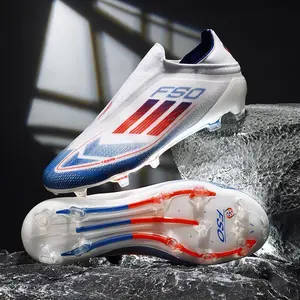 Men'sHighQualityFootballBootsProfessionalAG/FGSoccerShoesKidsAnti-SkipTrainingSoccerCleatsHighTopCleats_outdoorsport
