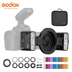 Godox MF12 MF12-K2 Macro Flash Off-Camera TTL Flash Speedlite 12W, 2.4G Wireless Control,TTL/M Mode,Built-in 3.7V/6.29W Lithium Battery, Compatible with Nikon, Sony, Canon, Fuji, Olympus and Panasonic