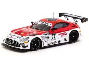 Collector AMG GT3#77 Daniel Juncadella - Raffaele Marciello - Daniel Morad Craft-Bamboo Racing Winner Indianapolis 8 Hours (2022) "Hobby64 Series 1/64 Diecast Model Car T64-062-22IND77