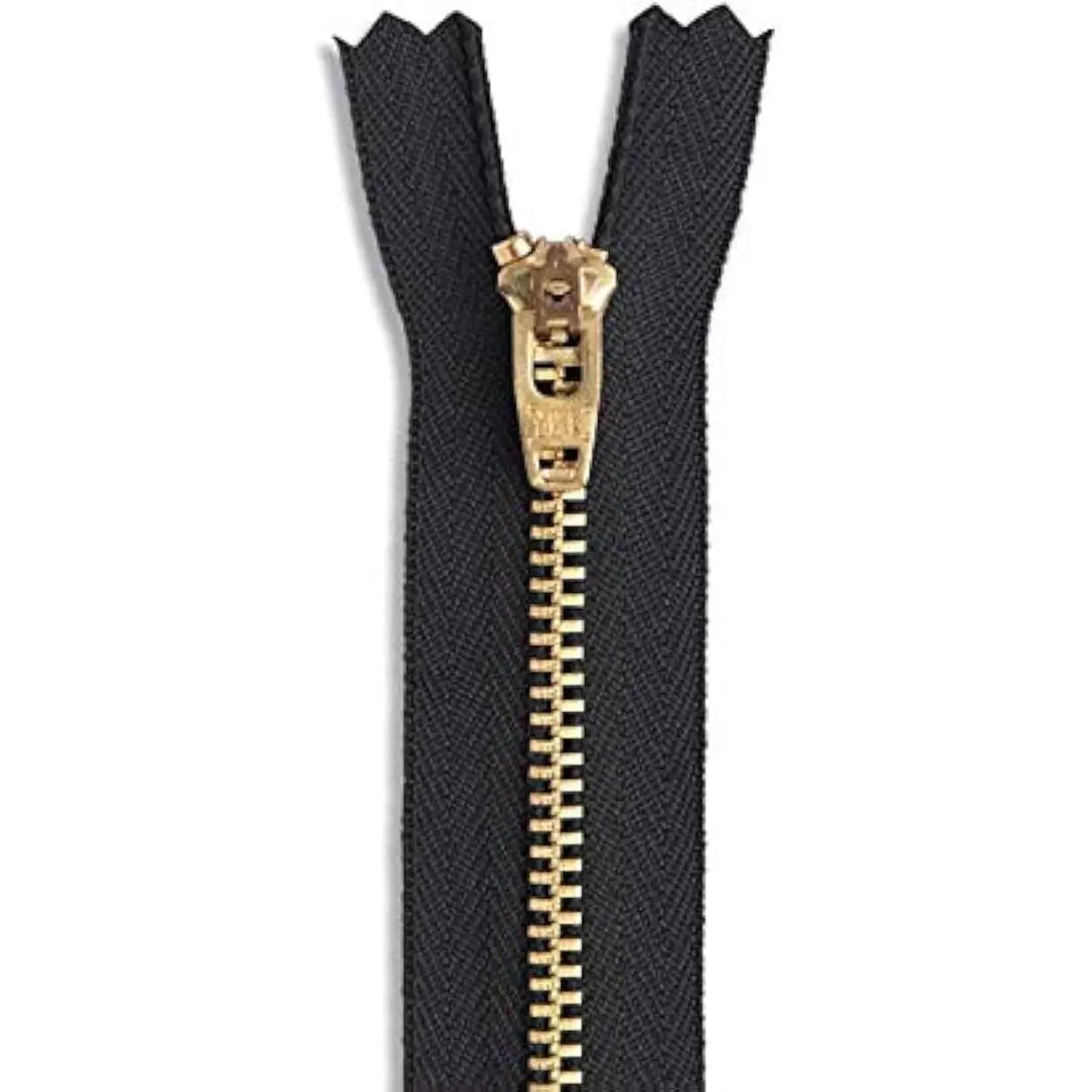 6 inch Metal Zipper Black 6" Antique Brass Metal Heavy Duty Zippers Non Separating Sewing Zipper Craft Zippers