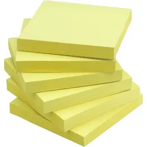 Sticky Notes 3x3 Self-Stick Notes Yellow Color 6 Pads, 100 Sheets/Pad (Yellow)