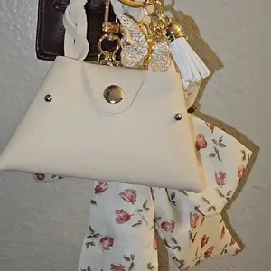 Cream Bear Bag Charms Bundle