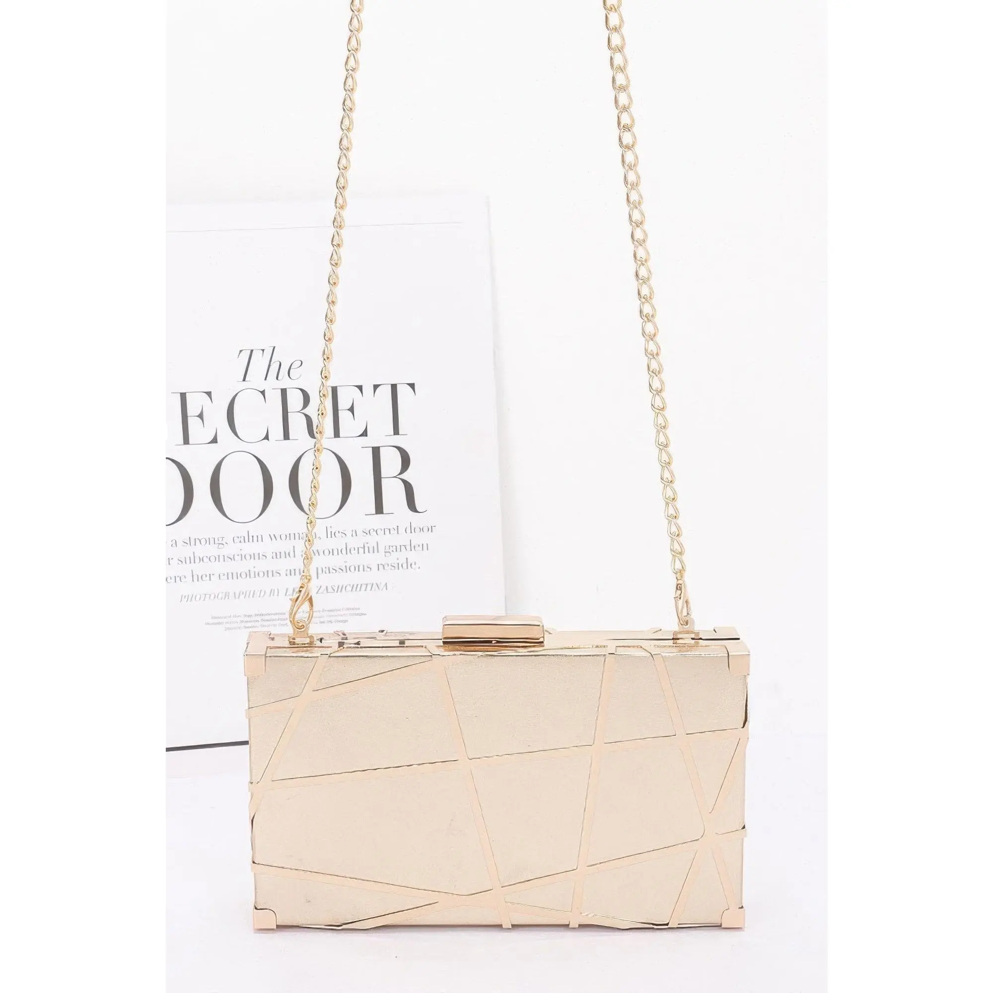Metal Case Metallic Clutch