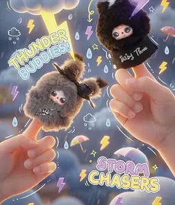 Weather Guide  Plush series，Bunny Plush Dolls，Soft Furry Collectibles，Backpack or clothing decoration，Stuffed Animal