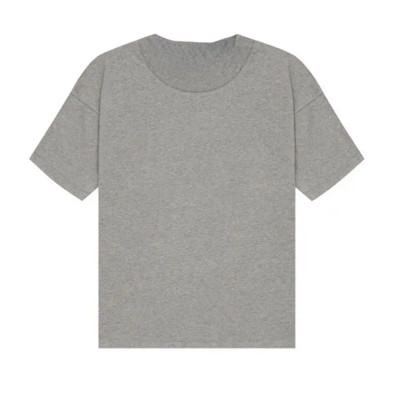 Menswear Casual Oversized Heavyweight T-shirt, Dark oatmeal