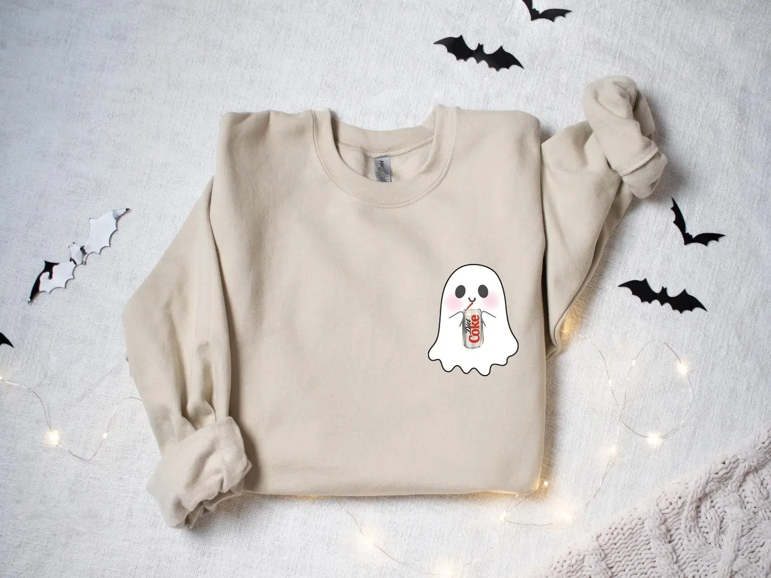 Halloween Diet Coke Sweatshirt, Diet Coke Ghost Sweatshirt, Funny Ghost Diet Coke Sweatshirt, Diet Coke Sweatshirt, Halloween Diet Coke
