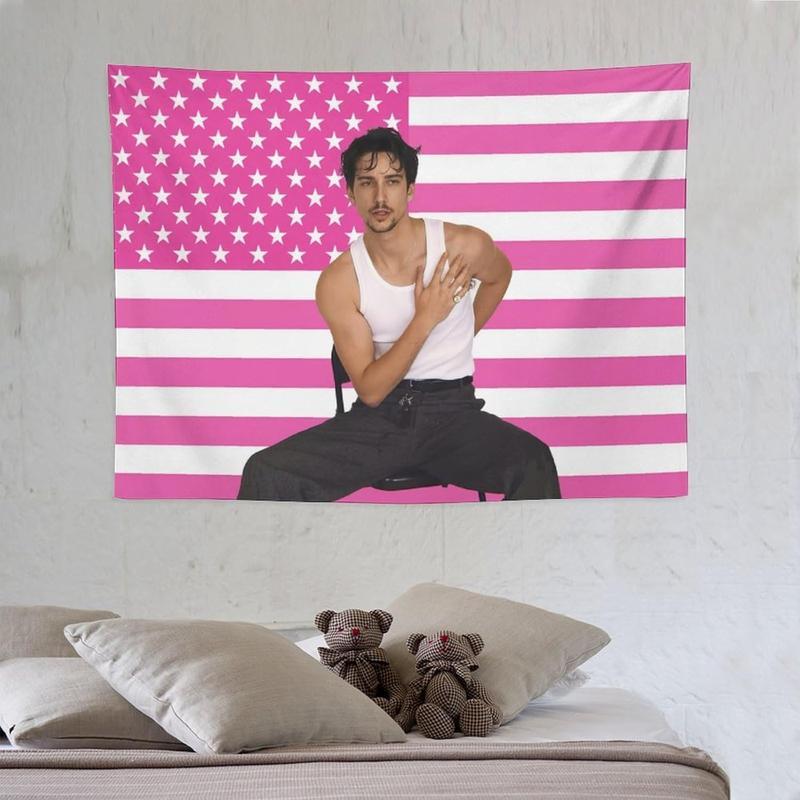 Tapestry Milo Star Manheim Funny Flag Tapestry Poster Wall Hanging Art Suitable for Room Bedroom Living Room Dormitory Wall Outdoor Garden Decoration Aesthetic Merch30 x40