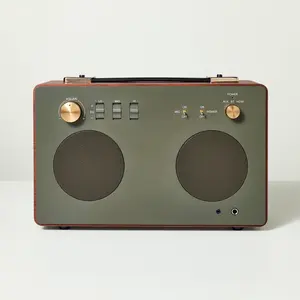 Brass Dolby Speaker Forest Green - Hearth & Hand with Magnolia