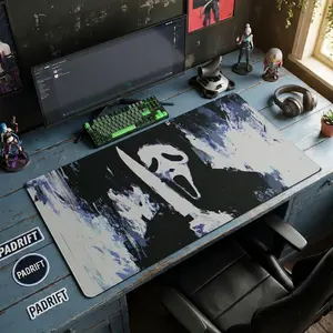 Ghostface Scream Slasher XL Gaming Mouse Pad, Horror Desk Mat