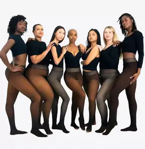 AgeRose Women's Magic Fleece Lined Leggings Winter Warm Opaque Tights   S-XL  Thickened Fleece Lined Leggings  Stretchy High Waist for Daily/Party Outfits Womenswear Sheer Style Casual Elegant